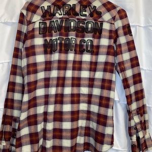 Harley-Davidson plaid shirt
